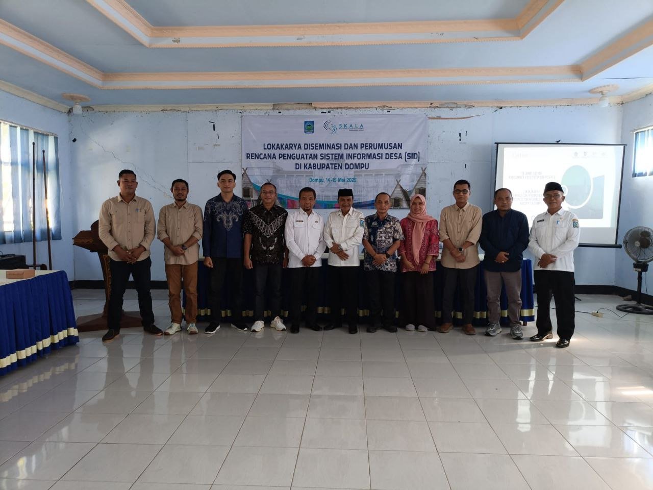 Lokakarya Diseminasi dan Perumusan Rencana Penguatan Sistem Informasi Desa (SID) di Kabupaten Dompu