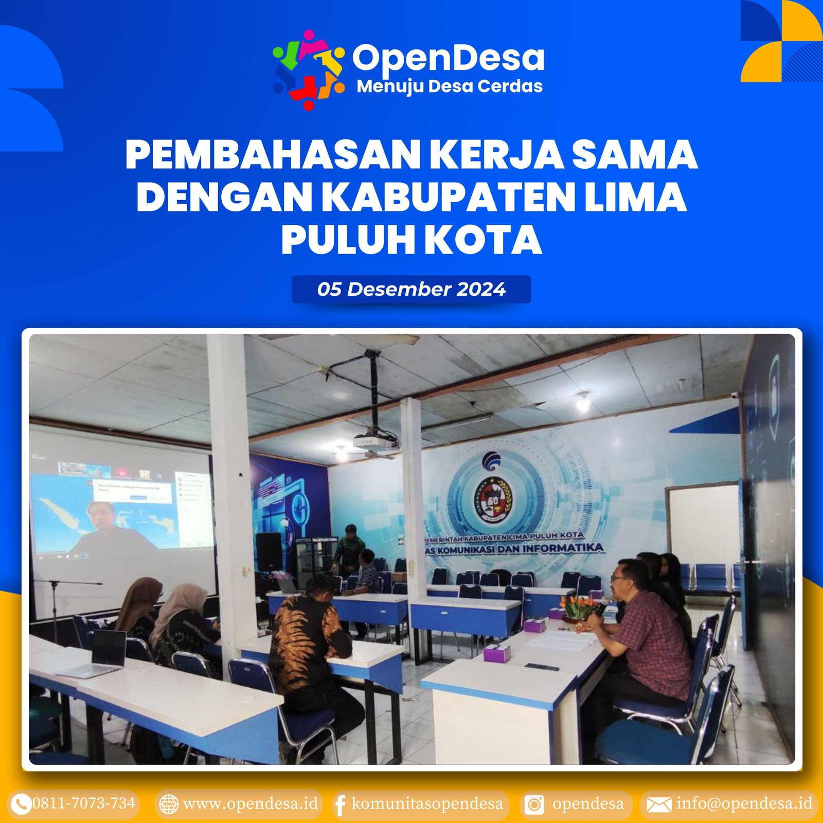 Pembahasan Kerja Sama dengan Kabupaten Lima Puluh Kota