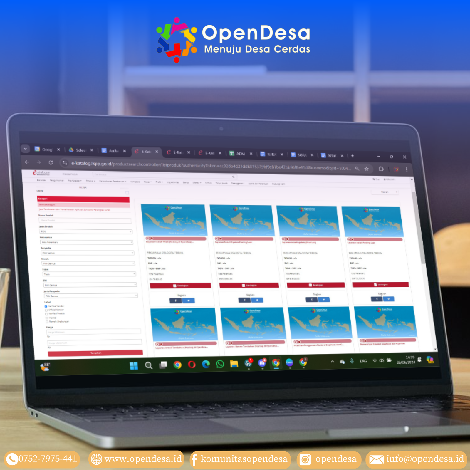OpenDesa Mulai Terapkan E-katalog Lokal