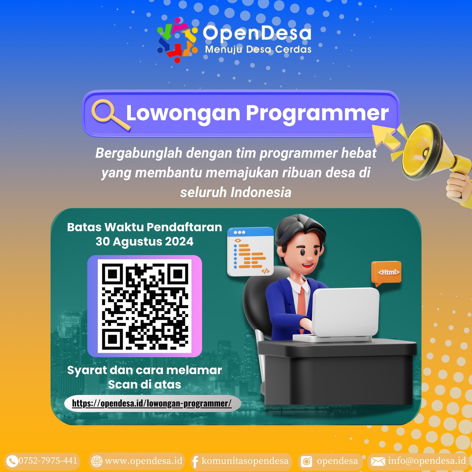 Lowongan : Programmer
