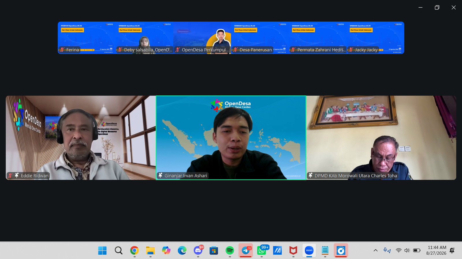 Galeri Satu Dekade OpenSID, OpenDesa Gelar Webinar “Dari Desa untuk Indonesia”
