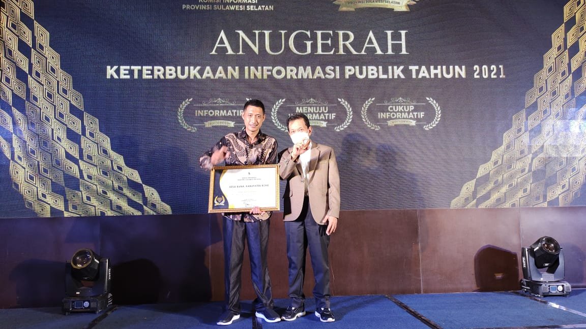 Desa Bana Pengguna OpenSID Raih Penghargaan Keterbukaan Informasi Publik 